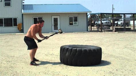 Panna 3 Cardio Workout With Explosive Pushups Tire Flips Sledgehammer