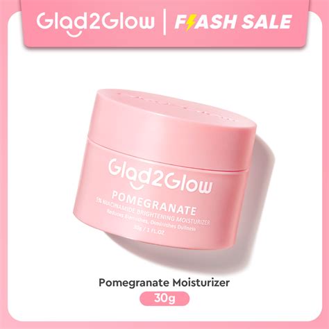 Jual Ready Stock Glad Glow Pomegranate Niacinamide Brightening