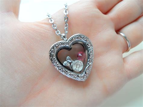 Forever in My Heart Locket Necklace Infant Loss Gift - Etsy