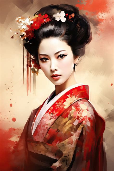 Japanese Geisha Art Prints