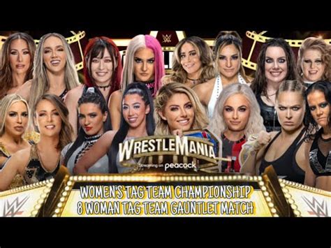 Woman Tag Team Gauntlet Match Wwe Women S Tag Team Championship