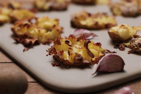 Ofen Quetsch Kartoffeln Vom Zauberstein Knusprige Kartoffeltaler Mit