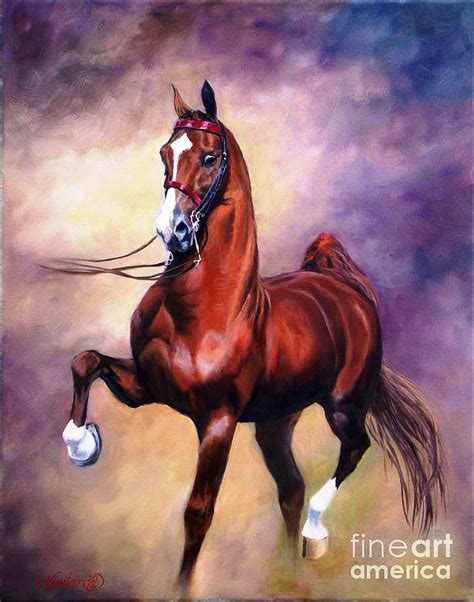 Jeanne Newton Schoborg США Cuadros De Caballos Pinturas De