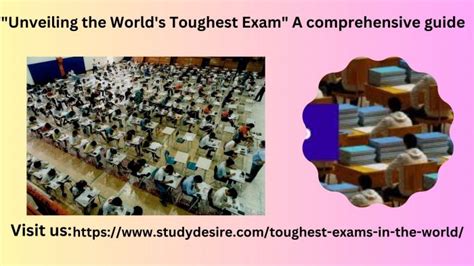 "Unveiling the World's Toughest Exam" A comprehensive guide - Social ...