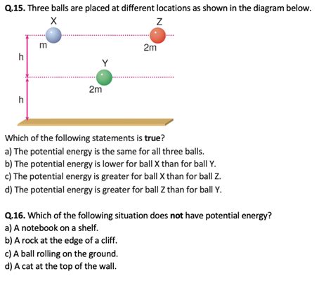 Kinetic And Potential Energy Worksheet Printable And Distance