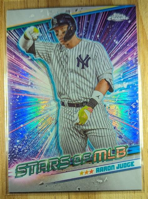 2024 Aaron Judge Topps Stars Of MLB Chrome New York Yankees CSMLB 13