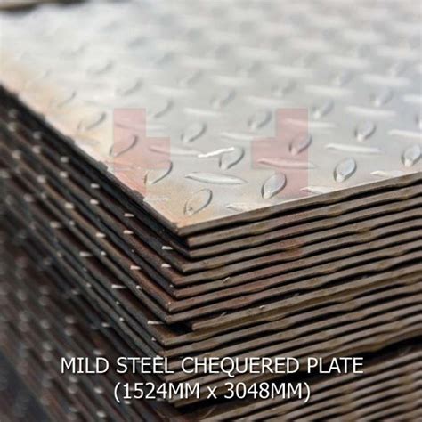 Mild Steel Chequered Plate Mm X Mm Syarikat Logam Unitrade