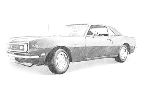 68 Camaro Drawings