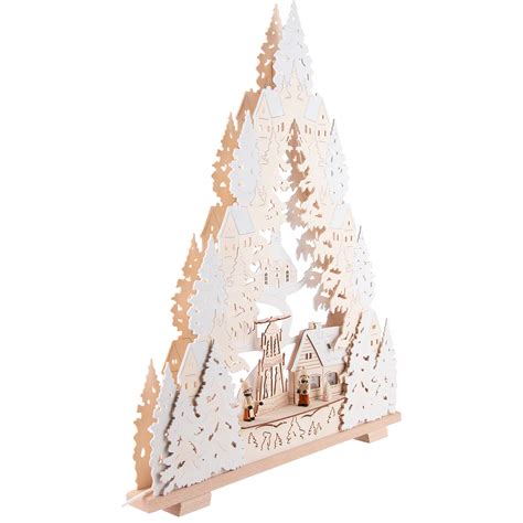 Lichterspitze Seiffener Kirche Natur 52 Cm Von Saico Seiffen