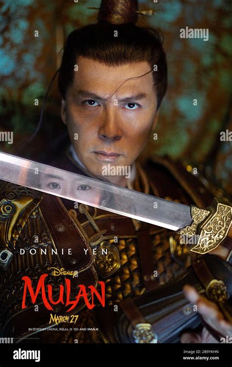 MULAN, US character poster, Donnie Yen, 2020. © Walt Disney Studios ...