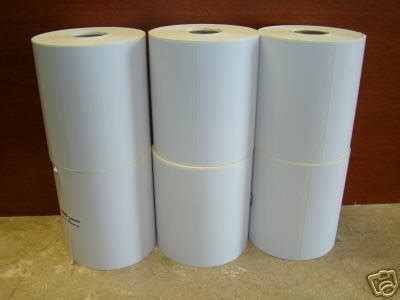 6 Rolls - 3x3 Direct Thermal Labels for Zebra GC420d GC420t GK420d ...