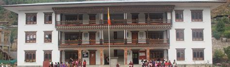 Khangkhu Middle Secondary School Royal Government Of Bhutan