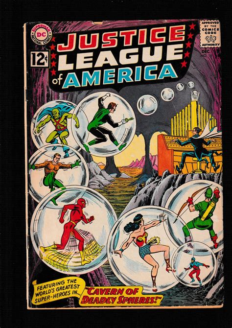 Justice League Of America 16 1962 Vg Cavern Of The Deadly Spheres