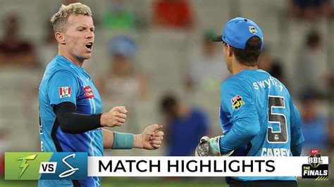 Sydney Thunder Vs Adelaide Strikers Bbl 2022 Highlights Bbl