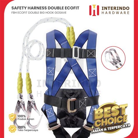 Jual Full Body Harness Double Big Hook Ecofit Gosave Shopee Indonesia