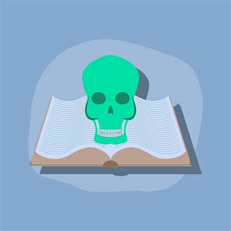 Paper Sticker On Stylish Background Book Skull Vector Ai Eps Uidownload