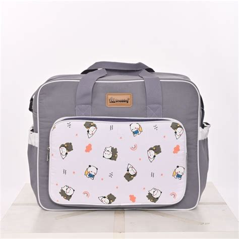 Snobby Tas Bayi Besar Saku Print Bearly Series Sbt Lazada