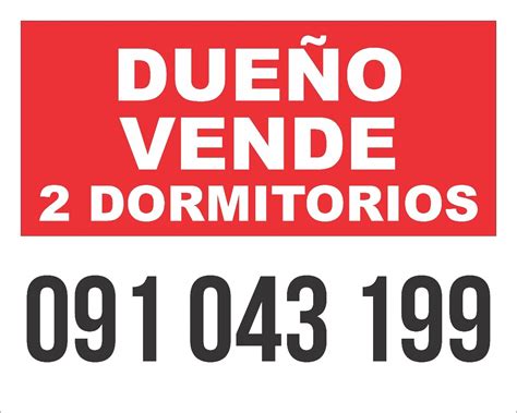 Cartel 1 00x0 66cm Dueño Vende Alquila Se Vende 790 00 En Mercado Libre