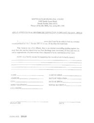 City Of South Euclid Ohio Application To Seal Record Of Conviction