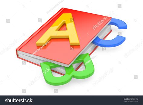 Abc Book Isolated On White Background Stock Illustration 127302572 | Shutterstock