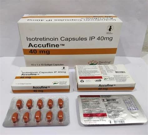 Accufine Mg Isotretinoin Capsules Packaging Type Box At Rs