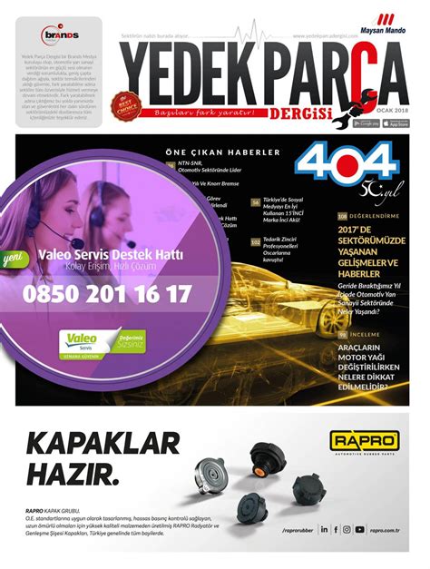 Yedek Par A Dergisi Ocak Spare Parts Magazine January By