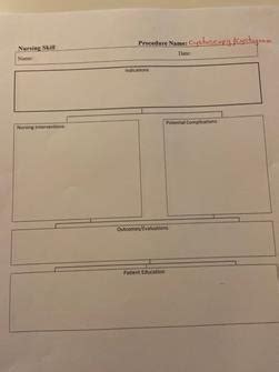 (Get Answer) - Procedure Name: Cystoscopy cystogram Nursing Skill Date: Name:...| Transtutors