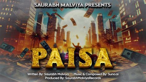 Paisa Official Music Video SaurabhMalviyaRecords YouTube