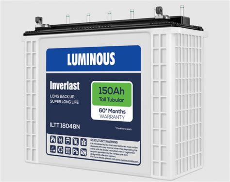 Luminous Inverlast Iltt N Inverter Battery Ah At Rs