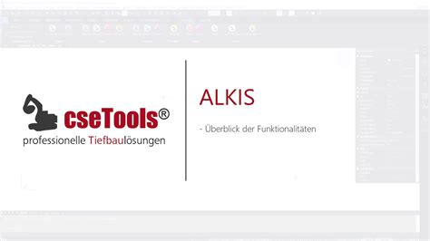 cseTools ALKIS Überblick Funktionalitäten YouTube