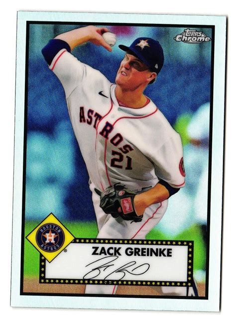 2021 Chrome Platinum Anniversary Refractor 179 Zack Greinke Houston