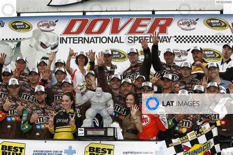 May June Dover Delaware Usa Kyle Busch And Team In Victory