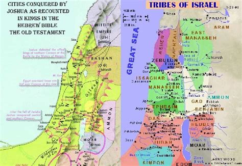 Ancient Hebrew Israelites Map