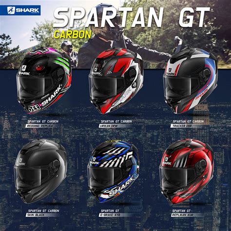 หมวกกันน็อค SHARK SPARTAN GT Carbon – หมวกกันน็อค ถุงมือ เสื้อการ์ด ...