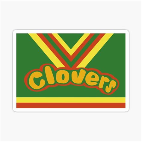 "Clovers | Cheerleading" Sticker for Sale by Gogetatme | Redbubble