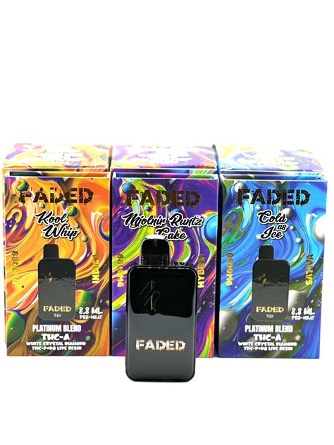 Faded Platinum Blend 8 8g Thc A Crystal Diamond Thc P D8 Live Resin