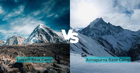 Annapurna Base Camp Vs Everest Base Camp Complete Information Nepal