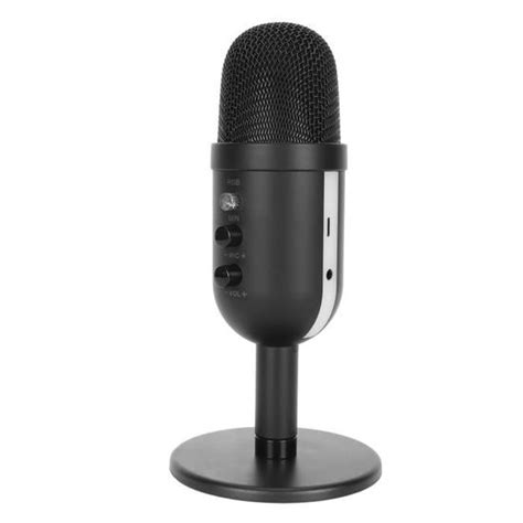 Qiilu Microphone D Enregistrement En Direct Microphone Usb Microphone