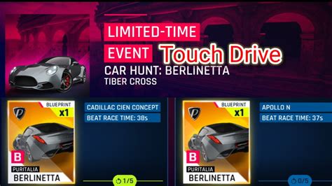 Asphalt New Event Today Asphalt New Car Hunt Berlinetta Tiber