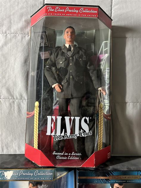 2000 Mattel Elvis Army Years The White Eagle Jumpsuit Timeless Treasures Lot 3 74299285707 Ebay