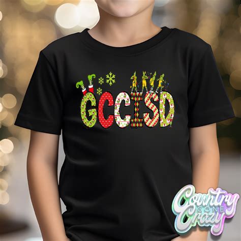 GCCISD - Red/Green Grinch - T-Shirt — Country Gone Crazy