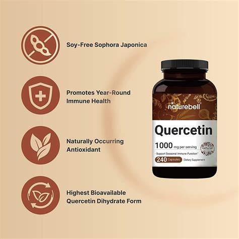 Naturebell Quercetin Mg Capsules Ultra Strength