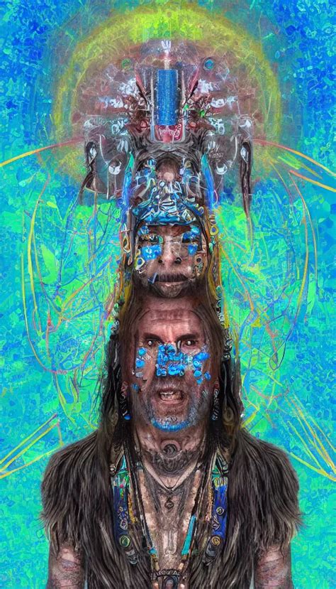 Portrait Of A Digital Shaman By Burns Jim Stable Diffusion Openart