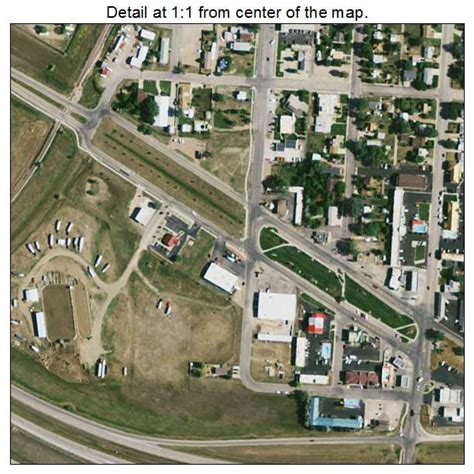 Aerial Photography Map of Wall, SD South Dakota