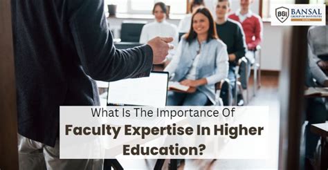 What Is The Importance Of Faculty Expertise In Higher Education