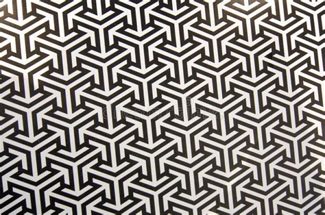 A Geometric Monochrome 2D Pattern with Triangular Order Stock ...