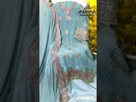 Anamsa New Launching Semi Stitched Anamsa Heavy Pure