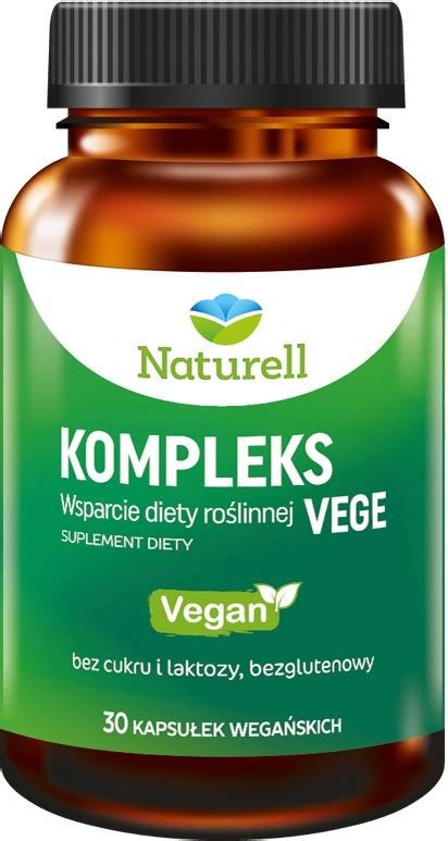 Naturell Kompleks Vege wit B12 D3 cynk 30 kapsułek 12422672280 Allegro pl