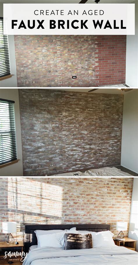 Faux Brick Accent Wall The Urban Decor