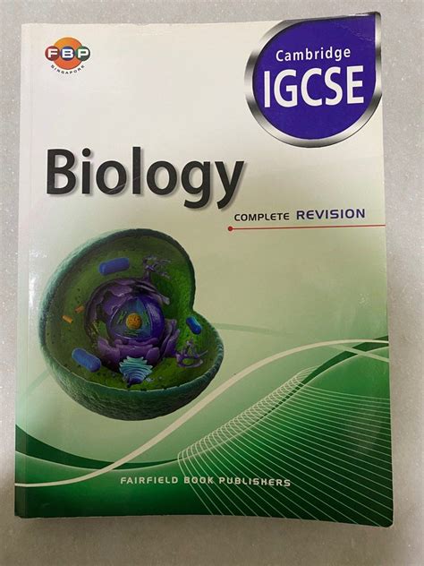 Biology Guide And Assessment Book For Cambridge Igcse Syllabus Hobbies